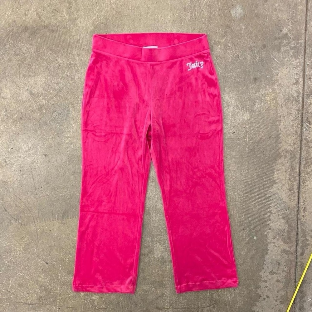 Vintage Y2K Juicy Couture Pink Sweatpants Womens Size Medium
